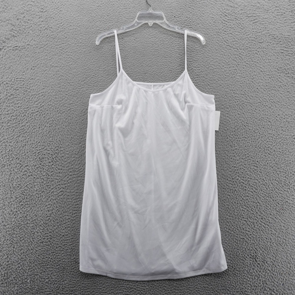 Julia Jordan Womens White Slip Dress Cami Size 10 Casual Lounge Wear NEW